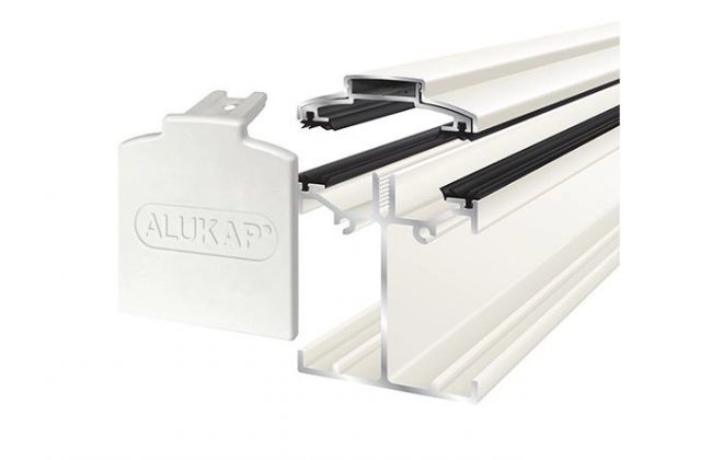 Alukap-SS Low Profile Bar White 3000mm