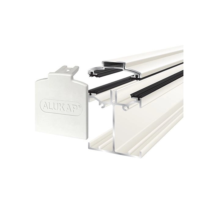 Alukap-SS Low Profile Bar White 3000mm