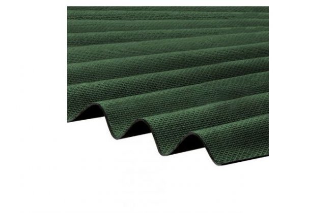 Corrapol-BT Green Corrugated Bitumen Sheet 2000mm x 930mm (1.86m2)